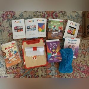 Osmo learning bundle kit with 6 games, base, and pens for iPad